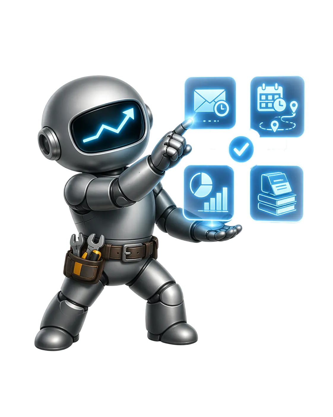 ScaleOS solutions overview covering websites, automations, and internal tools for distributors and field service operators
